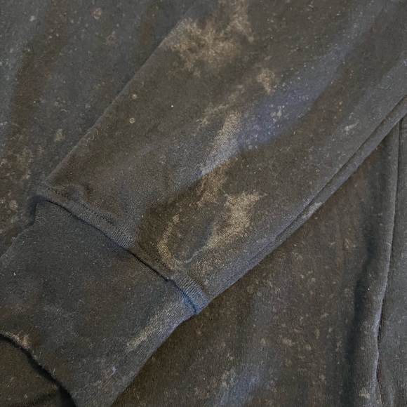 XL NEW Lightwear EZwear Spring Black Fried Fall Winter Womens Black Sweatshirt - Picture 9 of 11